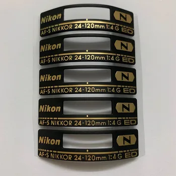 1бр за Nikon 24-120 F4 24 120 Етикет с логото на, табела с името, аксесоари за обективи