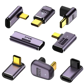 240 W USB Type C OTG Адаптер USB4 40 Gbit/с Бърз Пренос на данни Type-C кабел за зареждане Конвертор За телефон 8K @ 60Hz Vedio Macbook Air Pro
