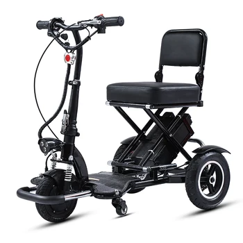 48V12A40-50KM Сгъваема Електрическа Триколка за Продукти Възрастен Мотоциклет за Възрастни Хора с Мобилни Скутери за инвалиди Триколка Трайк
