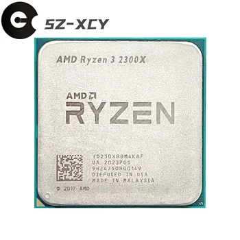 AMD Ryzen 3 2300X R3 2300X Четириядрен процесор с честота 3,5 Ghz, четырехпоточный процесор YD230XBBM4KAFSocket AM4