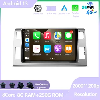 Android 13 За Toyota Previa 3 2006-2019 Estima 3 2006-2016 Екран, GPS Навигация Авто Мултимедиен Радио-Видео плейър, Стерео