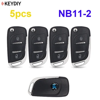 KEYDIY 5 бр., Оригинален стил NB11-2 ДП за KD-X2 KD900 KD-MAX URG200 Програмист ключове Универсално Дистанционно за управление на серията KD NB