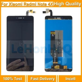 LCD дисплей Incell за XiaoMi Redmi Note 4X Подмяна на дигитайзер на екрана на LCD-дисплея при събирането на