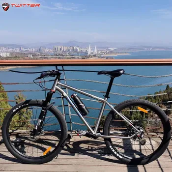 TWITTER WERNER GX-EAGLE -12 експрес титан планински велосипед с 29-инчов хидравличен спирачен спирачка 12 × 142thru-axle мтб titanium bike bicicleta