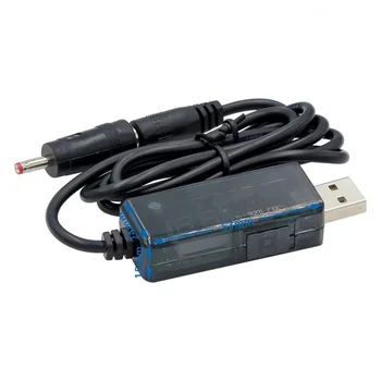 USB DC 5V усилвател до 9V12V кабел за зареждане DC5.5/3.5 мм Свързване на захранващия кабел на рутера Изключване на захранването непрекъснато мрежа