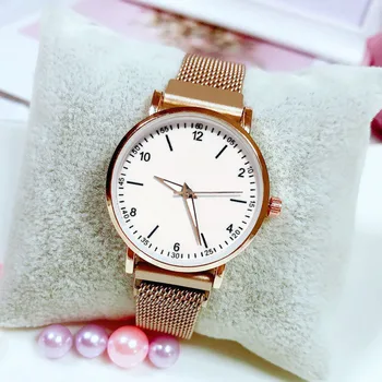 Дамски часовници OMG-003 високо качество, лукс и минималистичные, от материали под формата на стоманени ленти, който не ръждясва и не избледнява, безплатна доставка