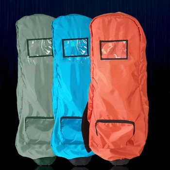 Двойна чанта за голф колана от мека тъкан Оксфорд, Регулируема многократна употреба и раница, чанта за носене, сменяеми колани