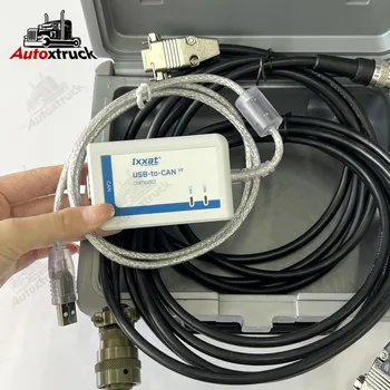 За диагностичен софтуер MTU (USB-to-CAN) 2.72 КОМПАКТЕН диагностичен инструмент за камиони IXXAT Скенер дизелов двигател