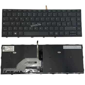 Италианска клавиатура С подсветка За HP ProBook 430 G5 440 G5 445 G5 frame Black IT Layout