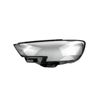 Капачка за обектива на лявата странична фарове Здрава за Audi A3 S3 2017-2020 Главоболие светлина кола Лампа във формата на Миди Стъкло корпус фарове Капак