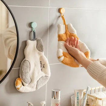 Кърпа за ръце с шарени котка за детето си, супер впитывающее кухненски кърпи от микрофибър, висока ефективност кърпа за почистване на съдове, кухненски инструменти