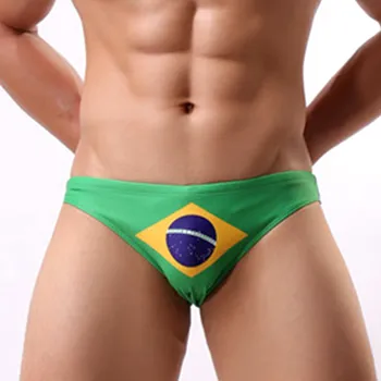 Мъжки Бикини Бразилски Бански костюми, Плувни Гащи Секси Мини Бански За момче Трико Плажен кратък Sunga Gay