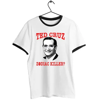 Мъжки Дамски тениска Унисекс с черна тапицерия на Ted Chen Is The Zodiac Killer, тениска с художествен принтом
