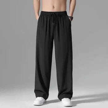 Мъжки Панталони с дълбоки джобове свободно cut, всекидневни спортни панталони за бягане, тренировка по баскетбол