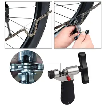 Набор от инструменти за велосипедни вериги Инструмент за велосипедни вериги с клещи за велосипедни връзки, ключа на велосипед верига, инструменти за ремонт на вериги пътни планински велосипед
