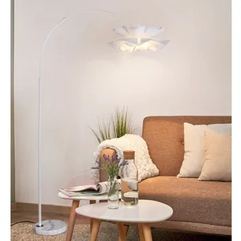 Прости Лепестковые led лампи с голяма дъга за риболов за всекидневната, настолна лампа за дивана, нощна лампа за спални, вертикални тела