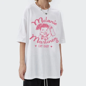 Ризи Melanie Martinez Cry Baby, популярна музика, Мъжки, дамски, модни риза в стил Харадзюку в стил хип-хоп