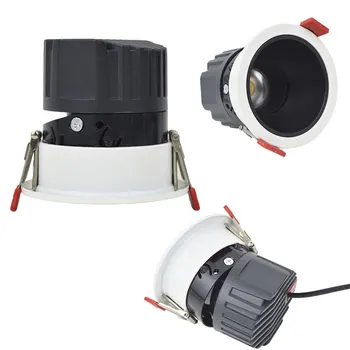 Стенен лампа за измиване на 12 W AC220-240V, алуминиев радиатор, точка осветление в тавана, COB Рефлектор, led лампа Соп, Осветление за дома