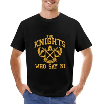 Тениска The Knights Who Say Ni, тениска с домашен любимец принтом за момчета, графична тениска, естетична дрехи, мъжки ризи