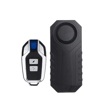Черна автомобилна аларма за защита на двигателя е Лесна за настройка и удобна анти-кражба аларма за защита на мотоциклет